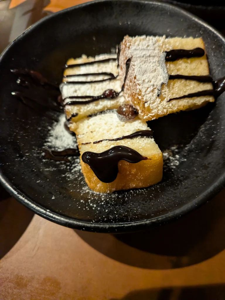 肉匠坂井の食べ放題でオーダーしたおやつmenu